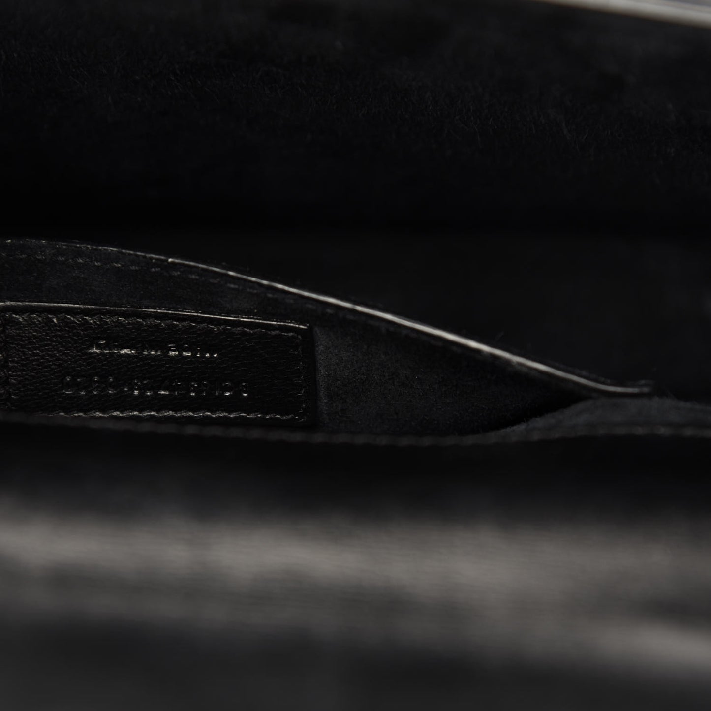 Smooth Calfskin Medium Monogram Sunset Satchel Black