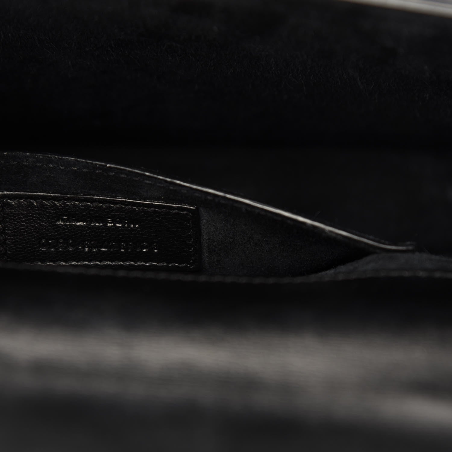 Saint Laurent Smooth Calfskin Medium Monogram Sunset Satchel Black 11 of 12