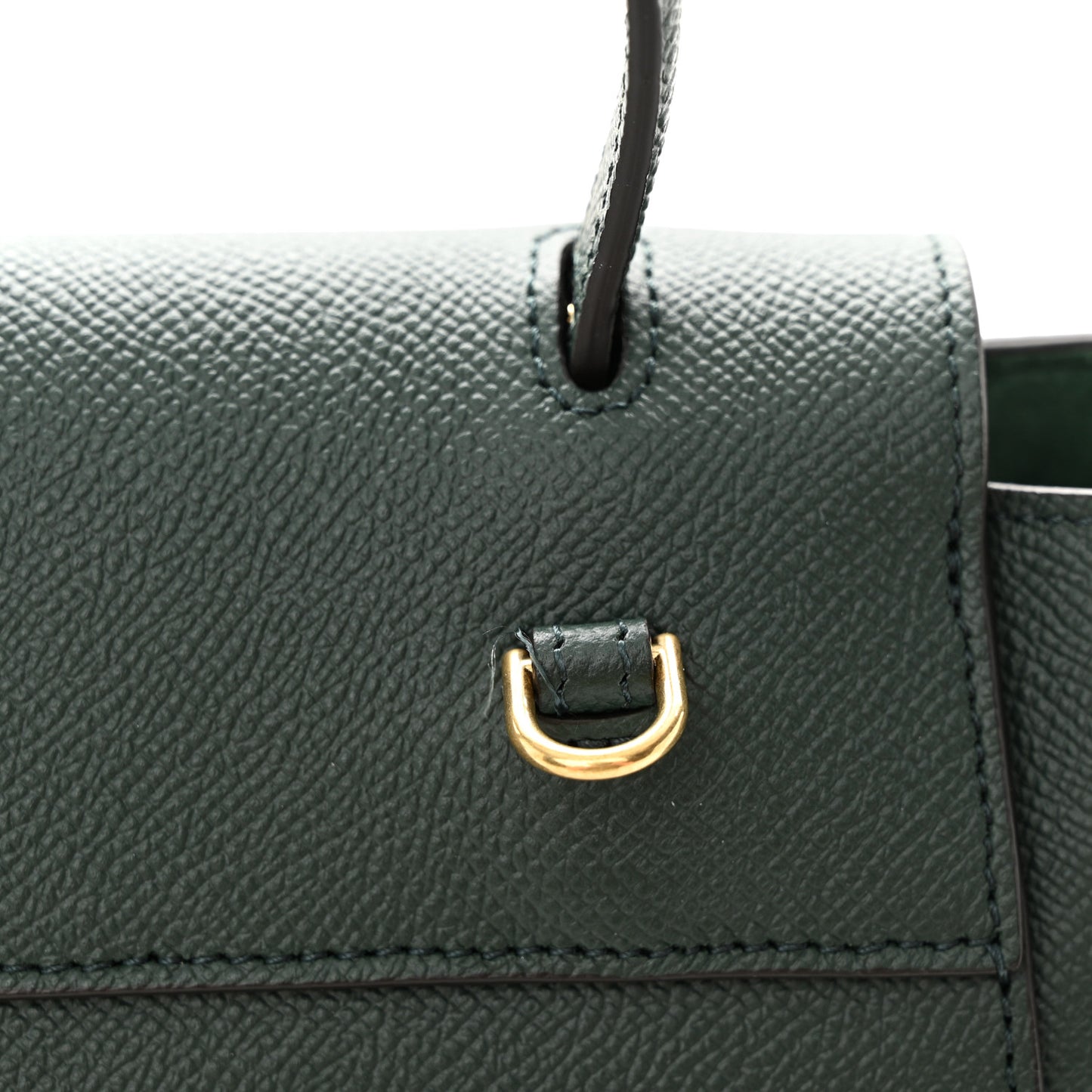 Grained Calfskin Nano Belt Bag Amazone