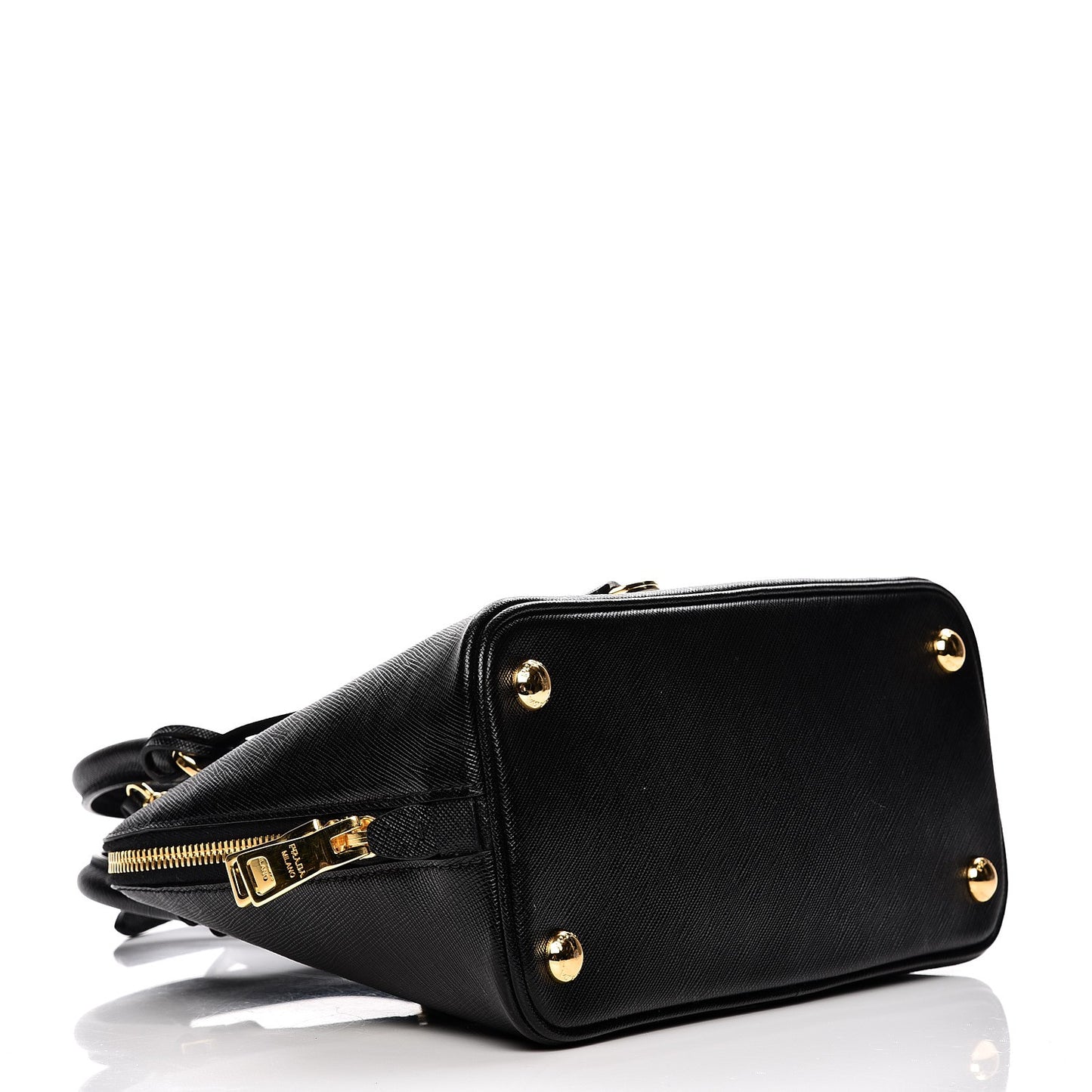 Saffiano Lux Small Promenade Tote Black