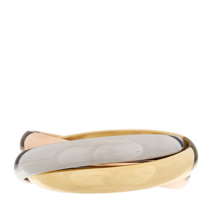 Cartier 18K Pink Yellow White Gold Classic Trinity Ring 58 8.25 3 of 7