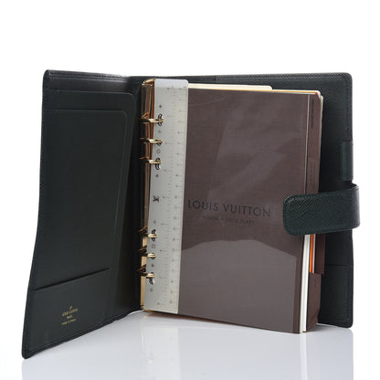 Louis Vuitton Taiga Large Ring Agenda Cover Epicea 5 of 9