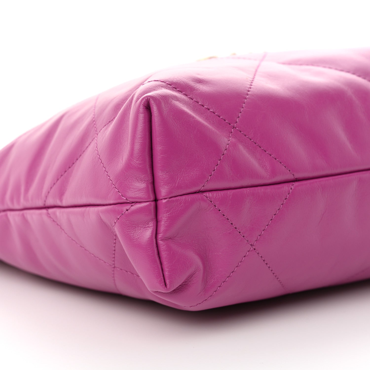 Chanel Shiny Calfskin Quilted Small Chanel 22 Purple 10 of 12
