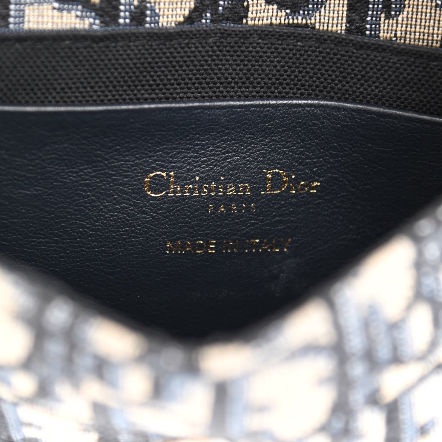 Christian Dior Oblique Nano 30 Montaigne Pouch Blue 6 of 8