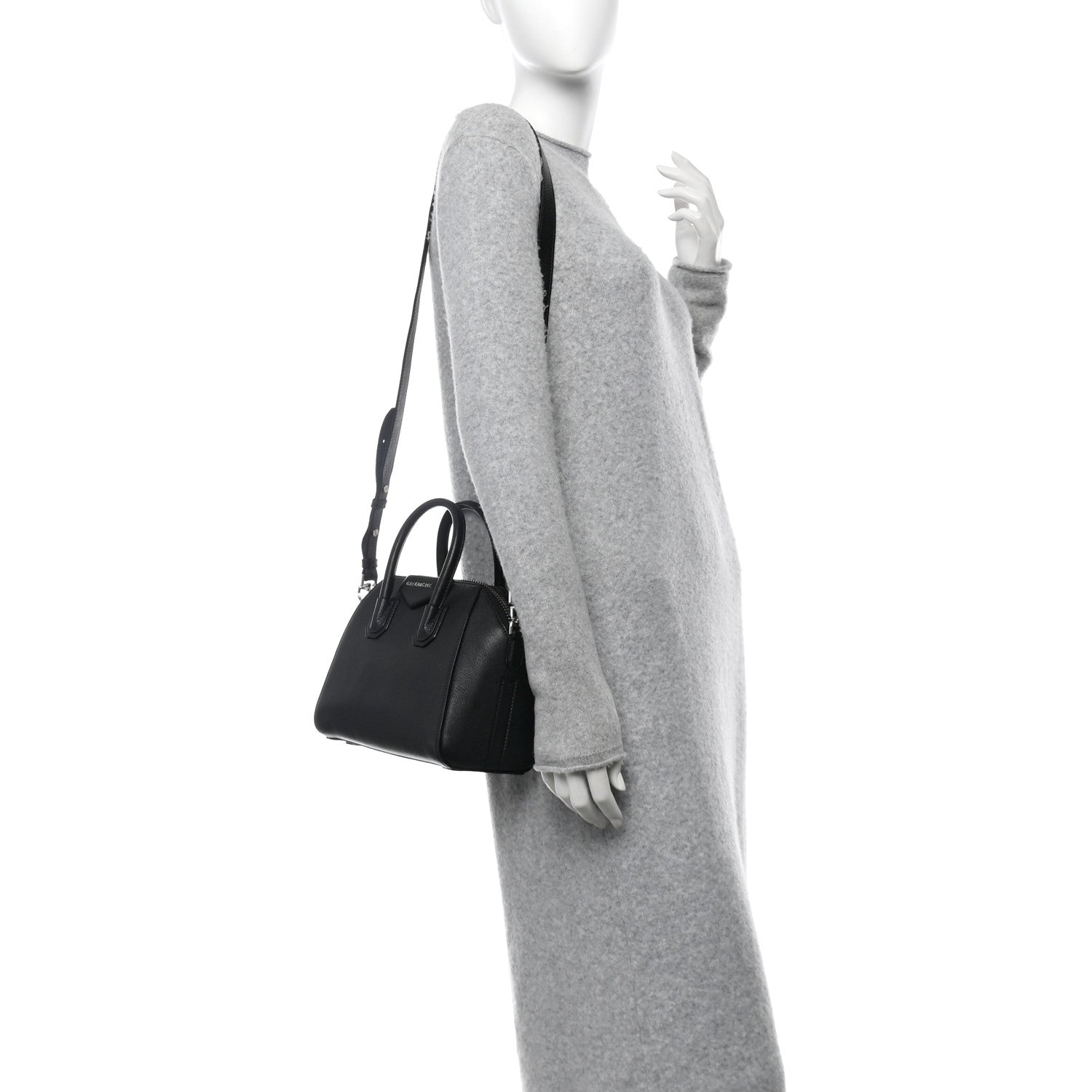Givenchy Sugar Goatskin Mini Antigona Black 2 of 10