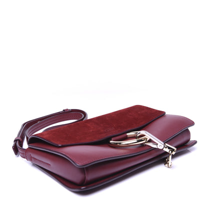 Chloe Suede Calfskin Small Faye Shoulder Bag Plum Purple 4 of 14