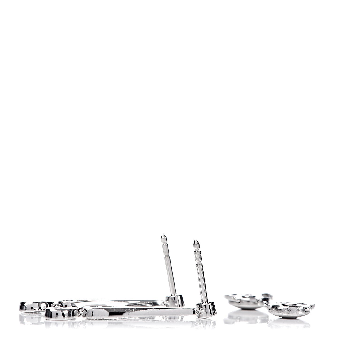 Platinum Diamond Jazz Drop Earrings
