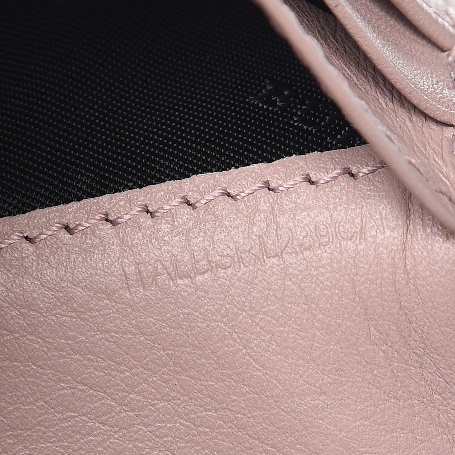 Calfskin House Check Porter Continental Wallet Pale Orchid