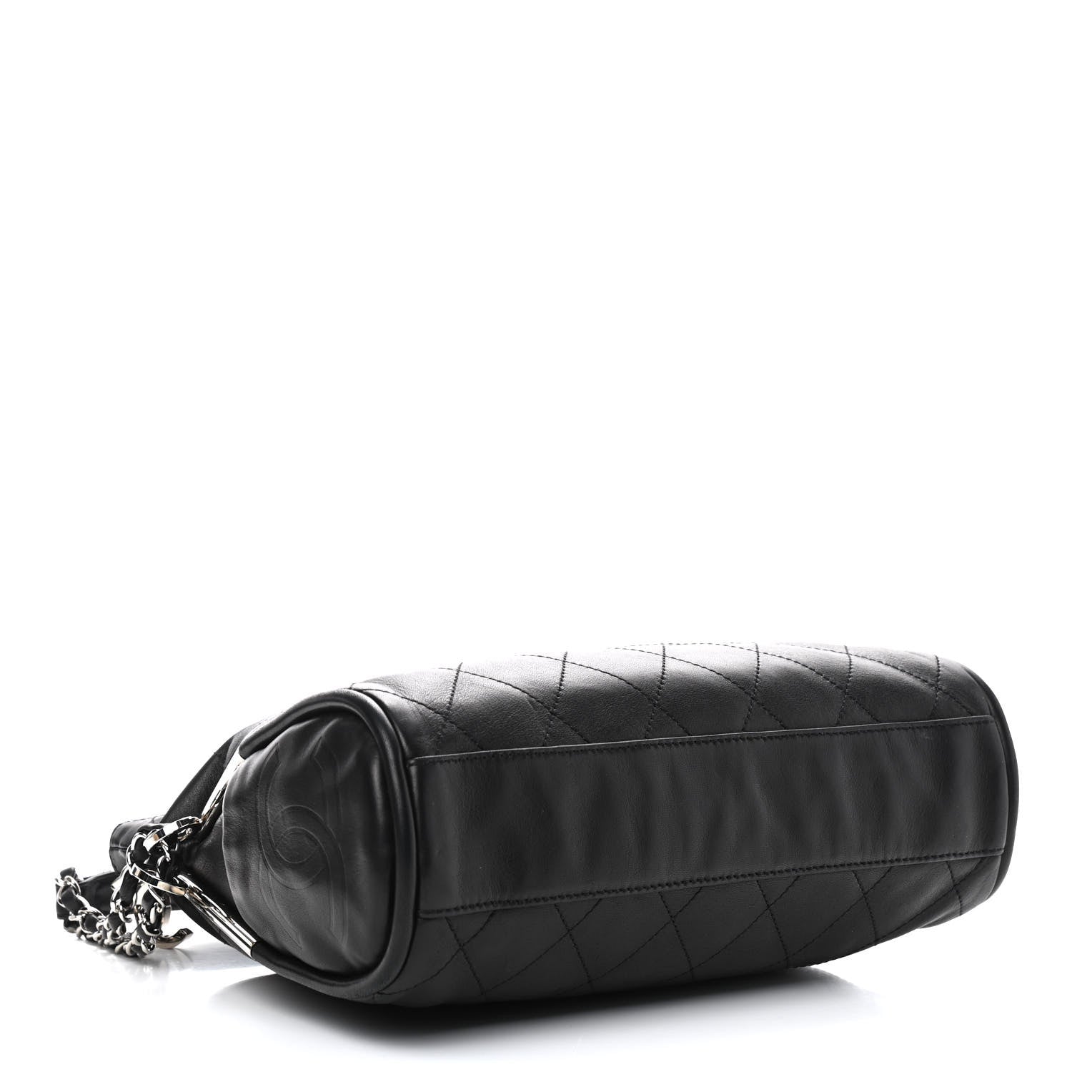 Chanel Lambskin Stitched Medium Ultimate Soft Tote Black 3 of 8