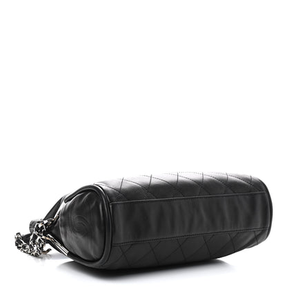 Chanel Lambskin Stitched Medium Ultimate Soft Tote Black 3 of 8