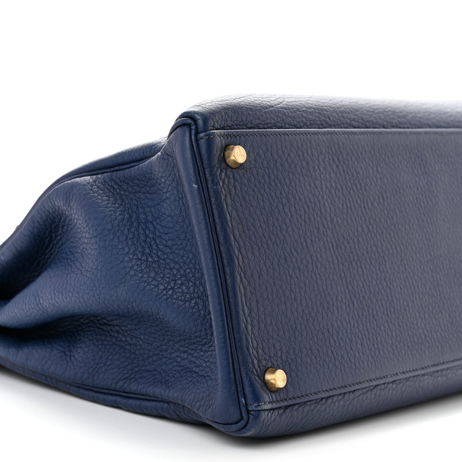 Hermes Taurillon Clemence Kelly Retourne 40 Bleu De Malte 9 of 12