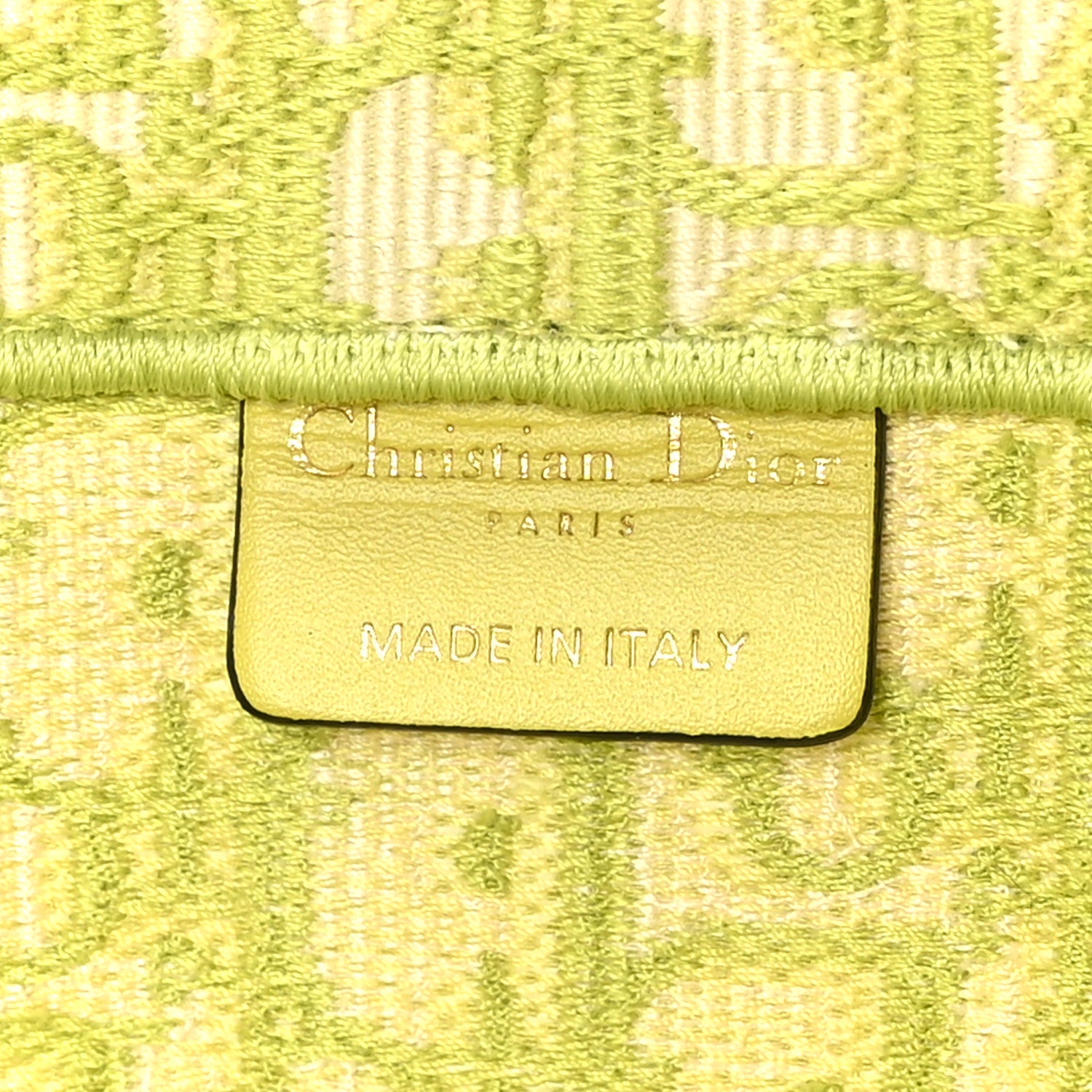 Christian Dior Oblique Large Book Tote Vert Anis 5 of 9