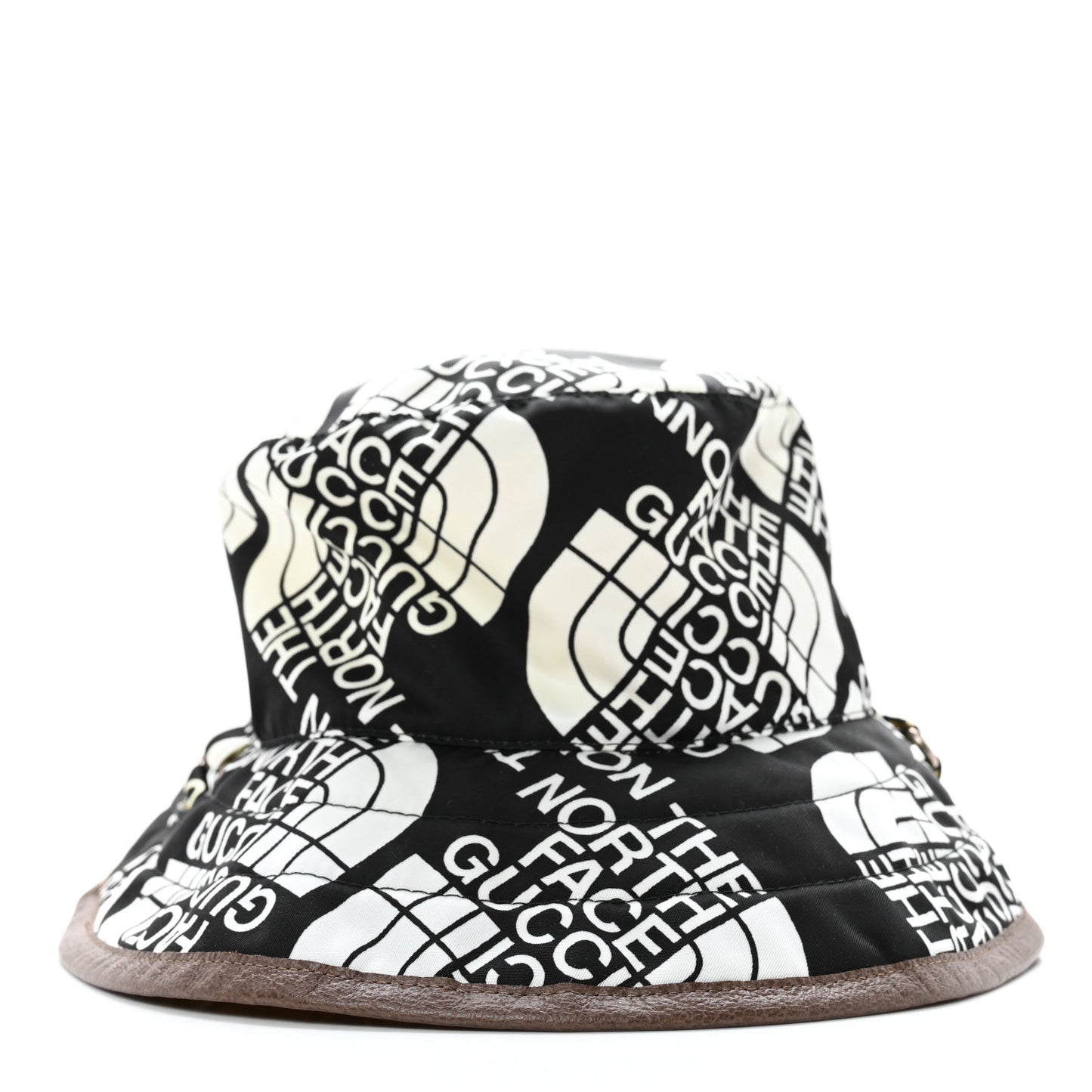X THE NORTH FACE Nylon Reversible Self-Tie Bucket Hat XXS Black Yellow