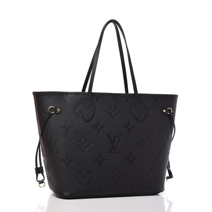 Louis Vuitton Empreinte Monogram Giant Neverfull MM Black 3 of 10