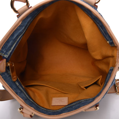 Louis Vuitton Denim Neo Cabby GM Blue 6 of 8