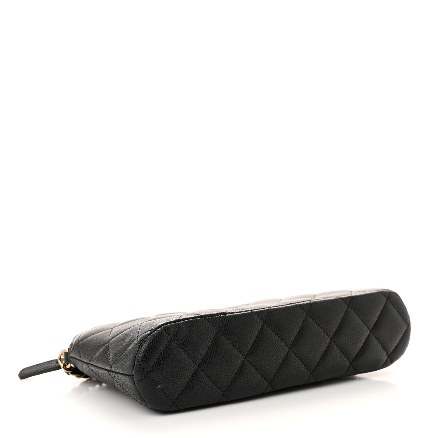 Chanel Caviar Quilted Classic Clutch With Chain Black 4 of 11