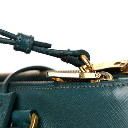 Prada Saffiano Medium Galleria Double Zip Tote Ottanio 15 of 17