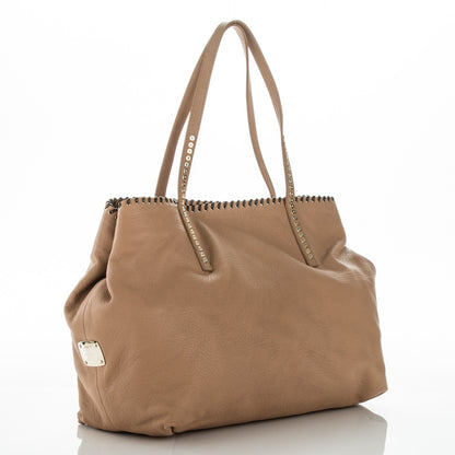 Jimmy Choo Grainy Sheepskin Scarlet L Tote Beige 3 of 6
