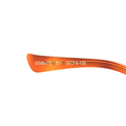 Gucci Acetate Butterfly Sunglasses GG0647S Black White 7 of 8
