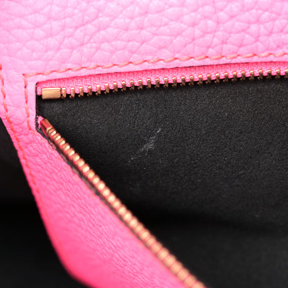 Burberry Grainy Calfskin Remington Tote Neon Pink 13 of 16