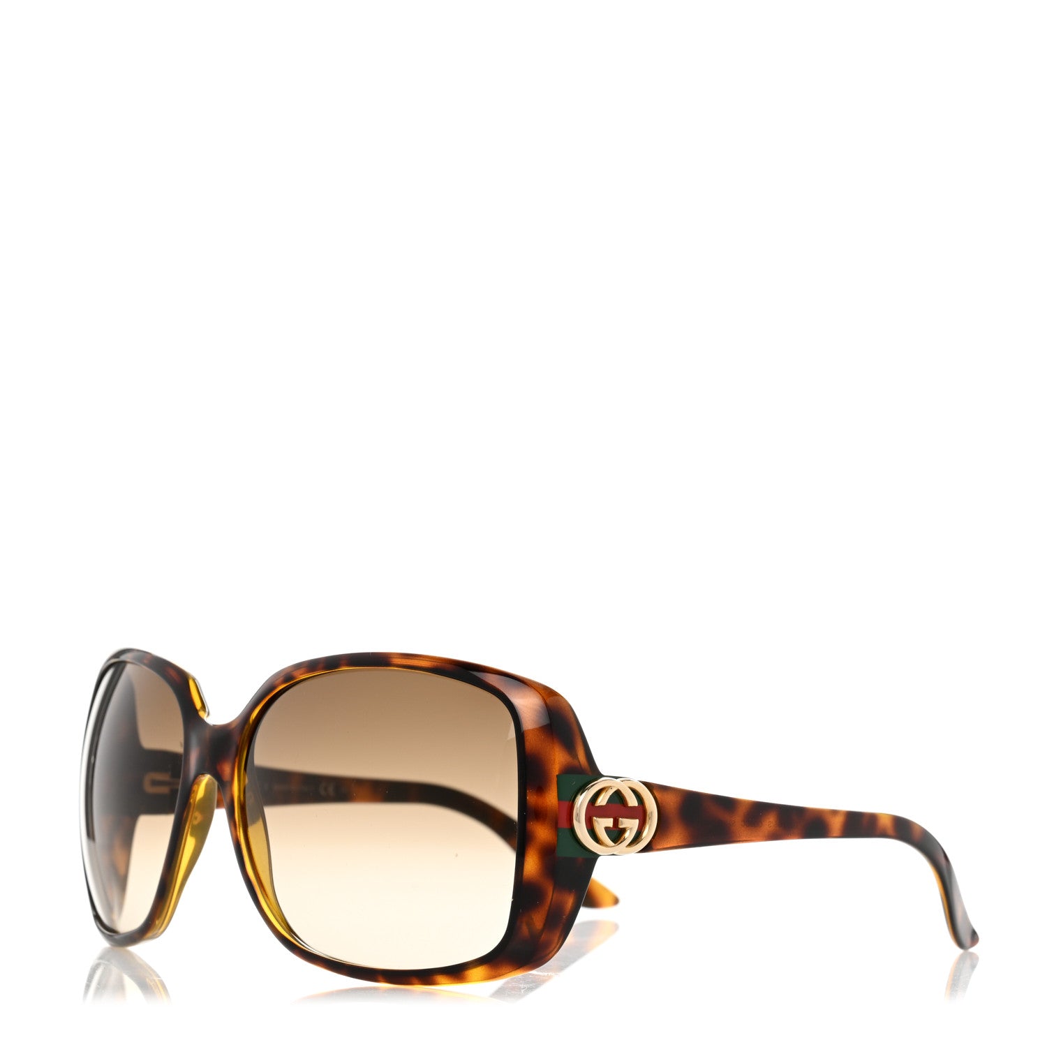 Gucci Acetate Web GG 3166/S Sunglasses Havana 1 of 7