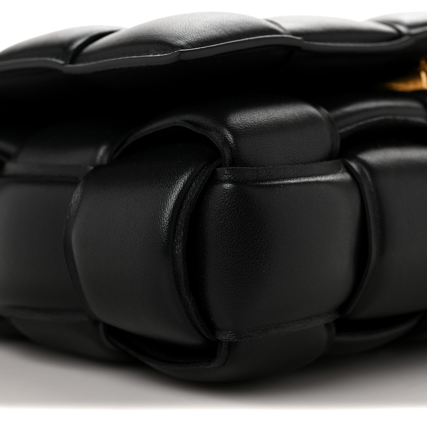 Bottega Veneta Nappa Maxi Intreccio Padded Cassette Crossbody Bag Black 7 of 9