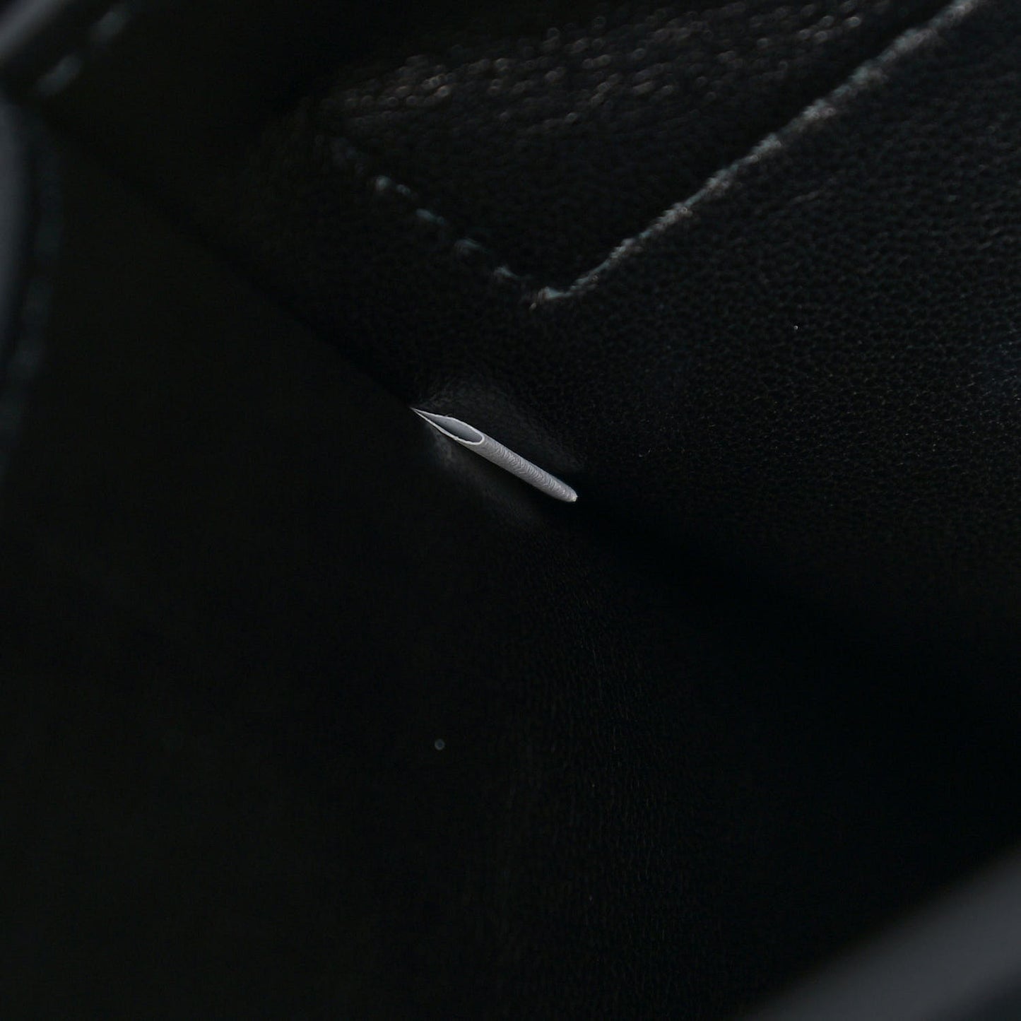 City Calfskin Large Double Bag Black