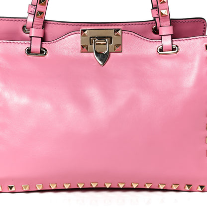 Valentino Garavani Vitello Small Rockstud Tote Ninphea 8 of 12