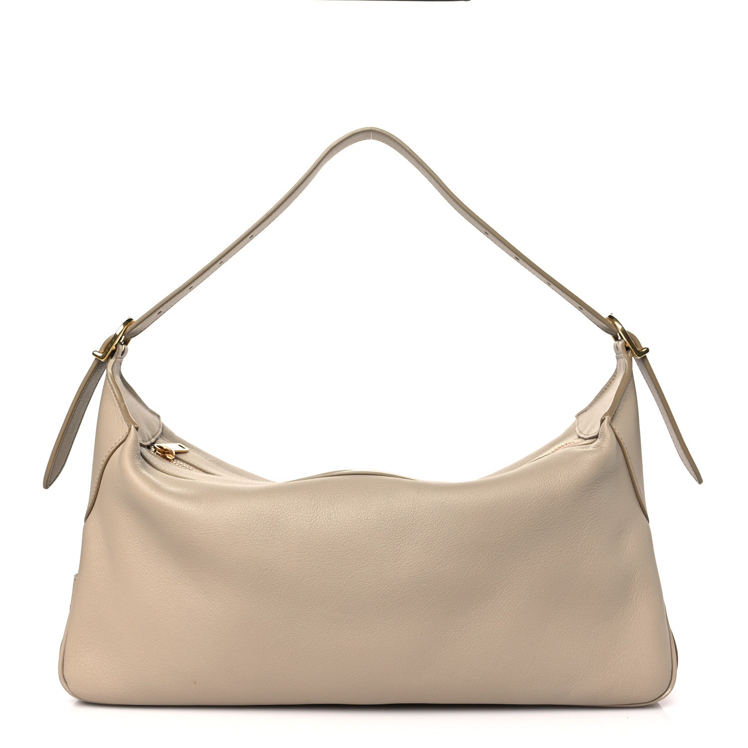 Celine Supple Calfskin Medium Romy Shoulder Bag Safari 1 of 9