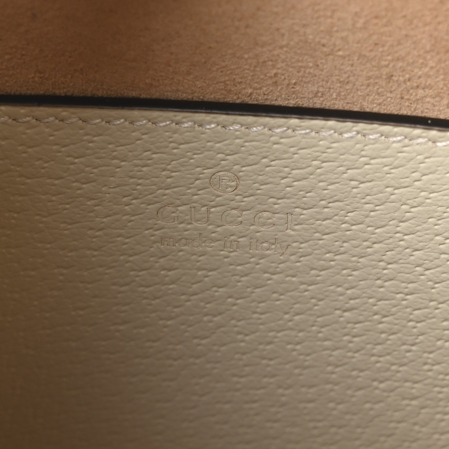 Textured Dollar Calfskin Web Small Diana Tote Bag Mystic White