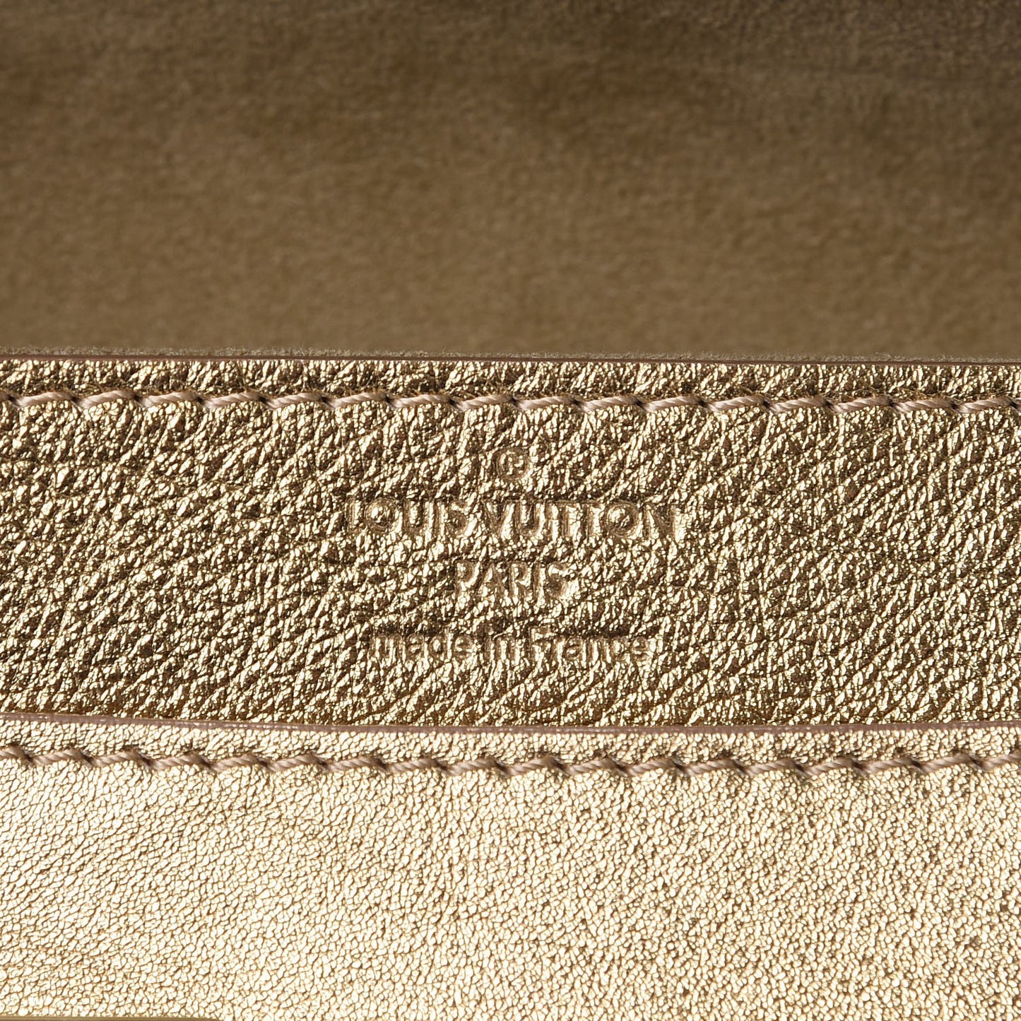 Calfskin Neo Sobe Louise EW Clutch Gold