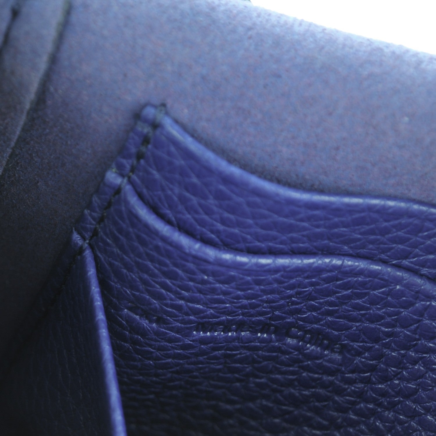 Mulberry Small Classic Grain Calfskin Mini Lily Indigo 7 of 7