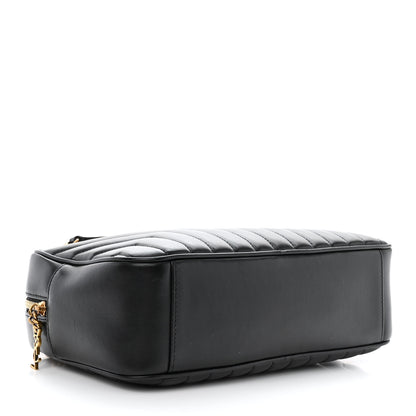 Saint Laurent Calfskin Matelasse Joan Camera Bag Black 4 of 10