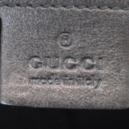 Gucci Leather Large Horsebit Chain Bag Black 7 of 9