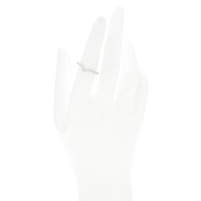 Tiffany Platinum Diamond Soleste V Band Ring 53 6.5 2 of 5