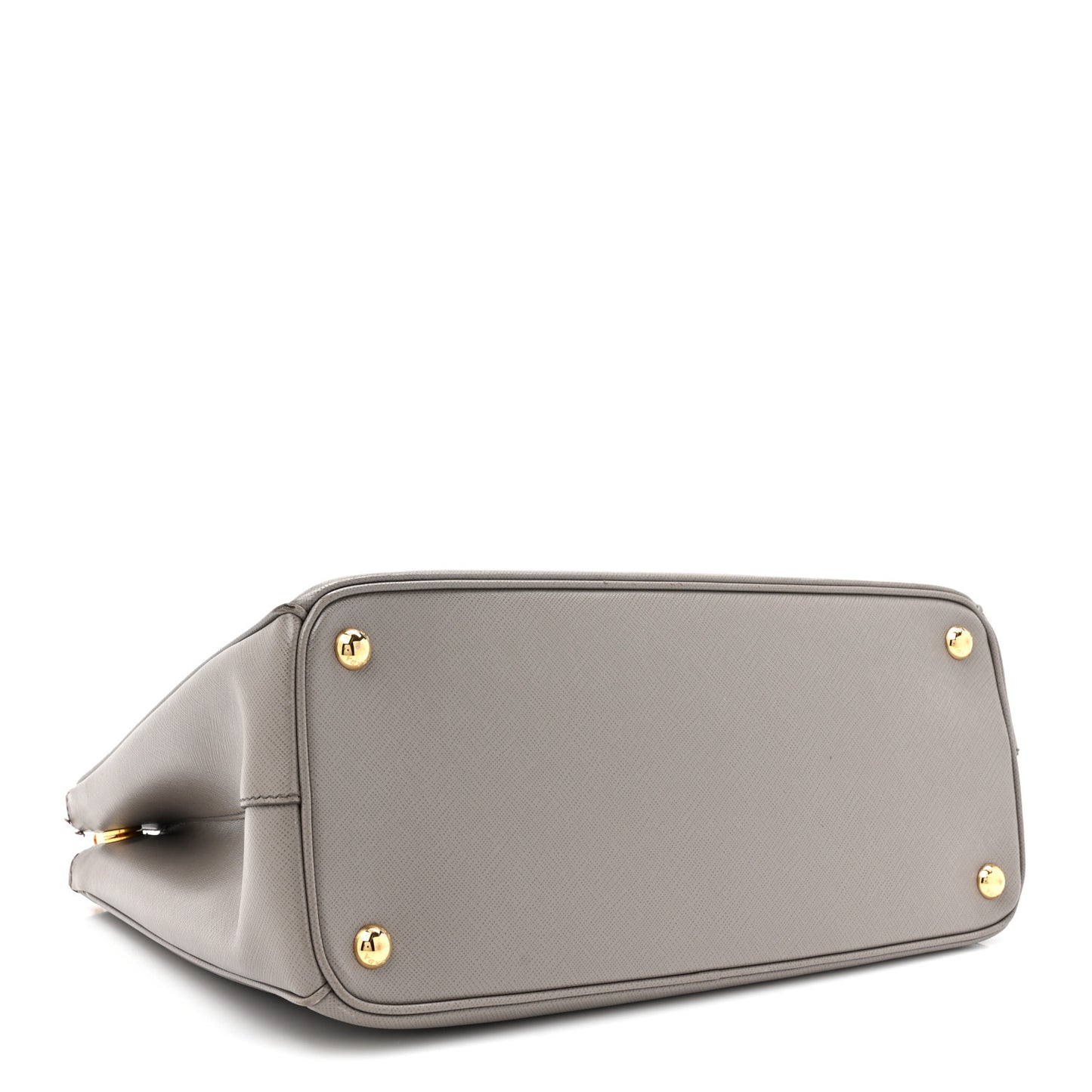 Saffiano Medium Galleria Double Zip Tote  Argilla