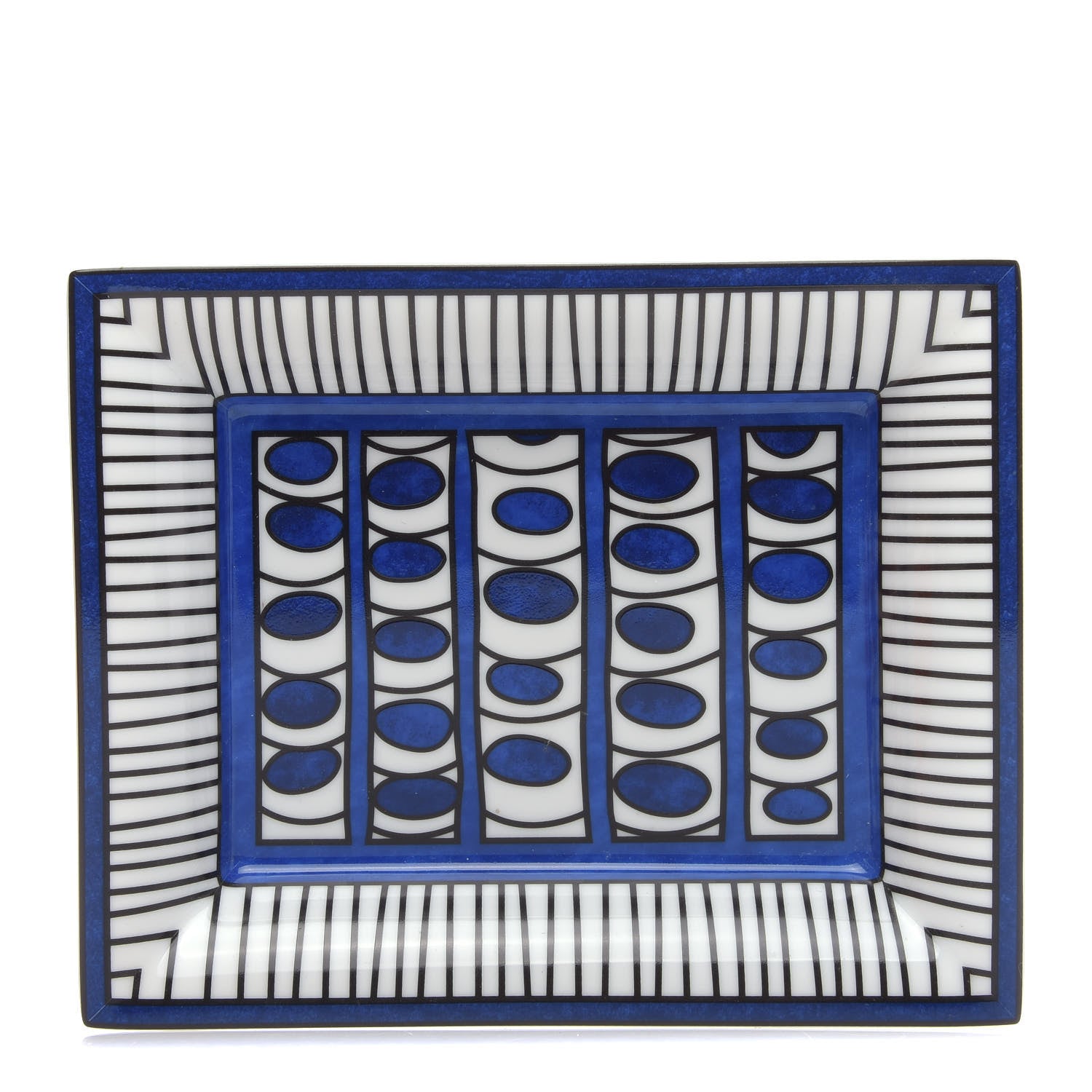 Hermes Porcelain Bleus d'Ailleurs Change Tray 1 of 6