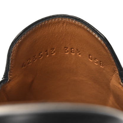 Gucci Calfskin Womens Princetown Slippers 38.5 Black 6 of 9