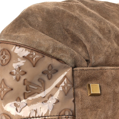 Louis Vuitton Suede Patent Monogram Irene Brown 6 of 9