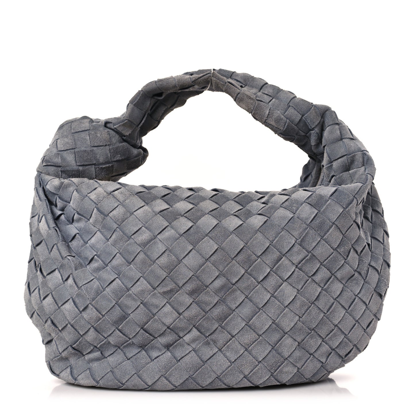Suede Calfskin Intrecciato Teen Jodie Hobo Thunder
