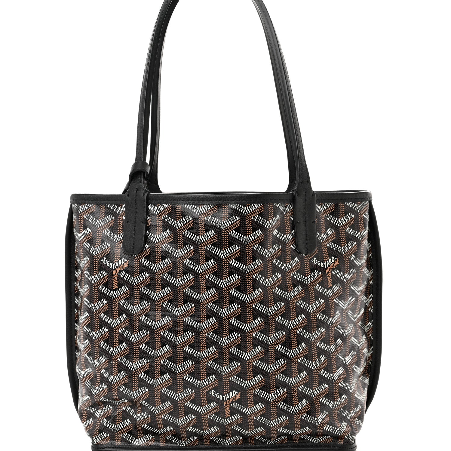 Goyard Goyardine Reversible Mini Anjou Black 9 of 11