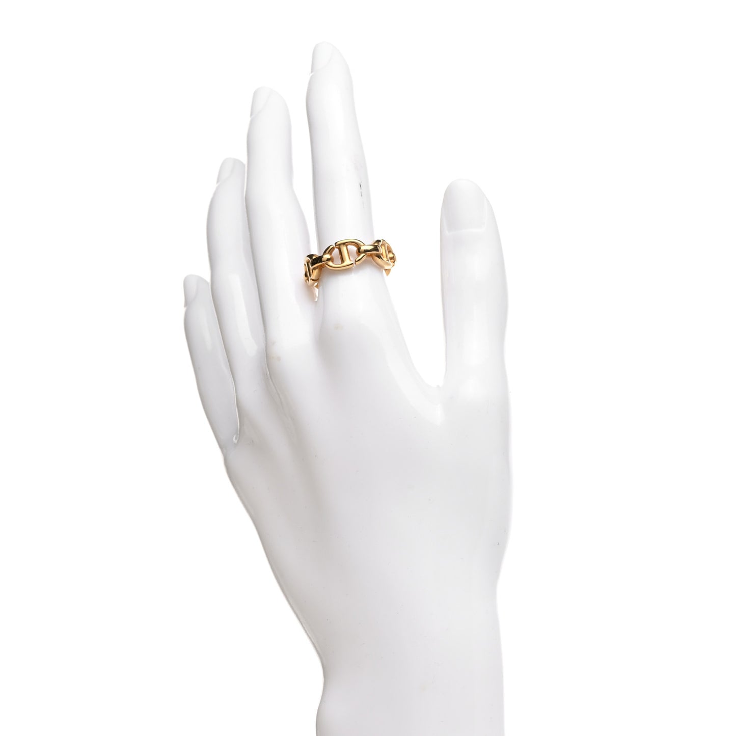 Metal CD Navy Ring M Gold