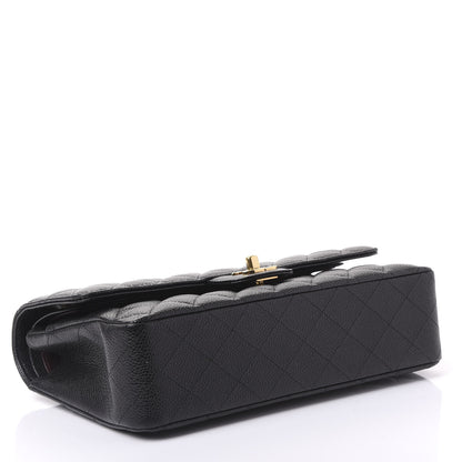 Chanel Caviar Quilted Medium Double Flap Black 3 of 10