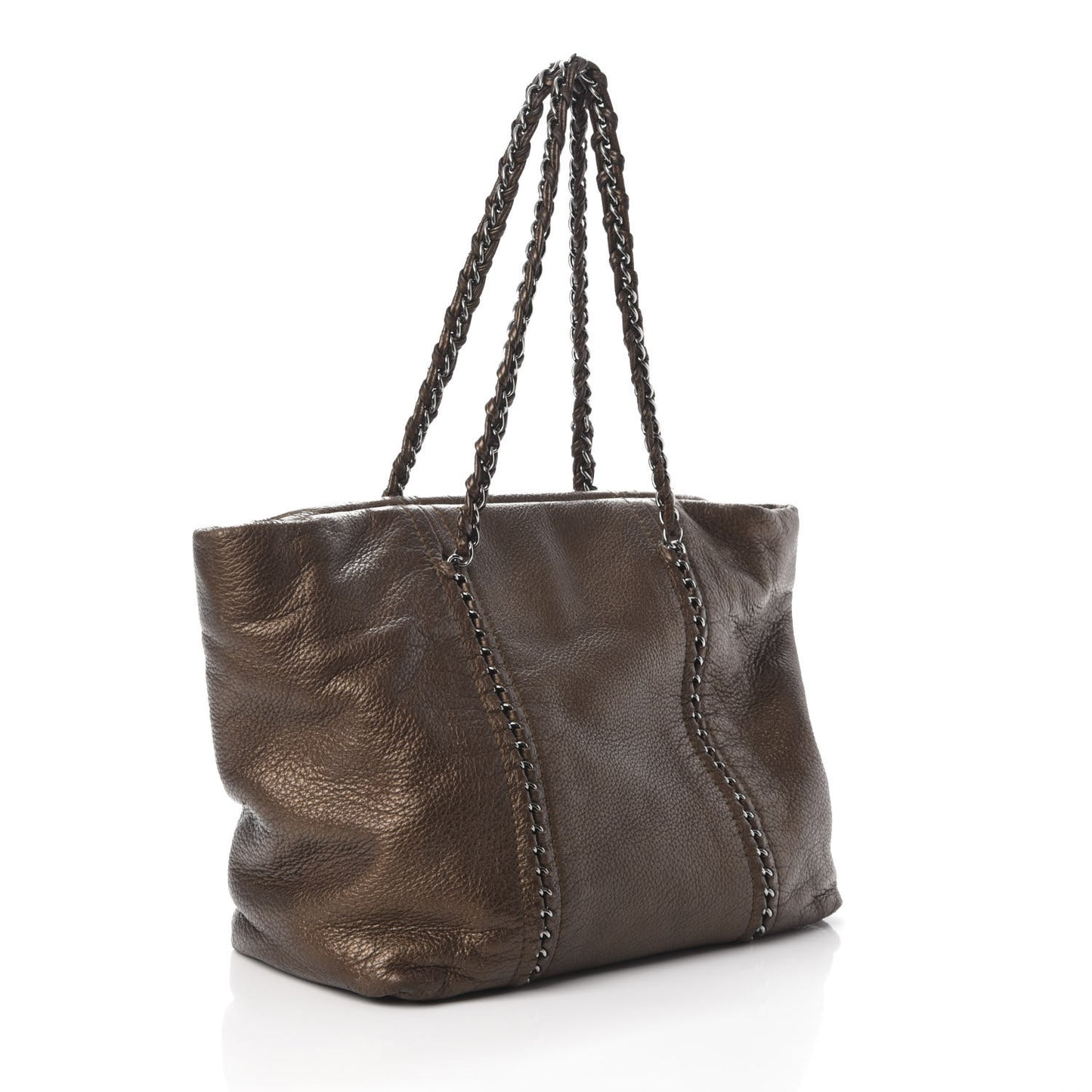 Deerskin Luxe Ligne Tote Khaki