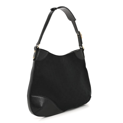Gucci Monogram Web Hasler Hobo Black 3 of 11