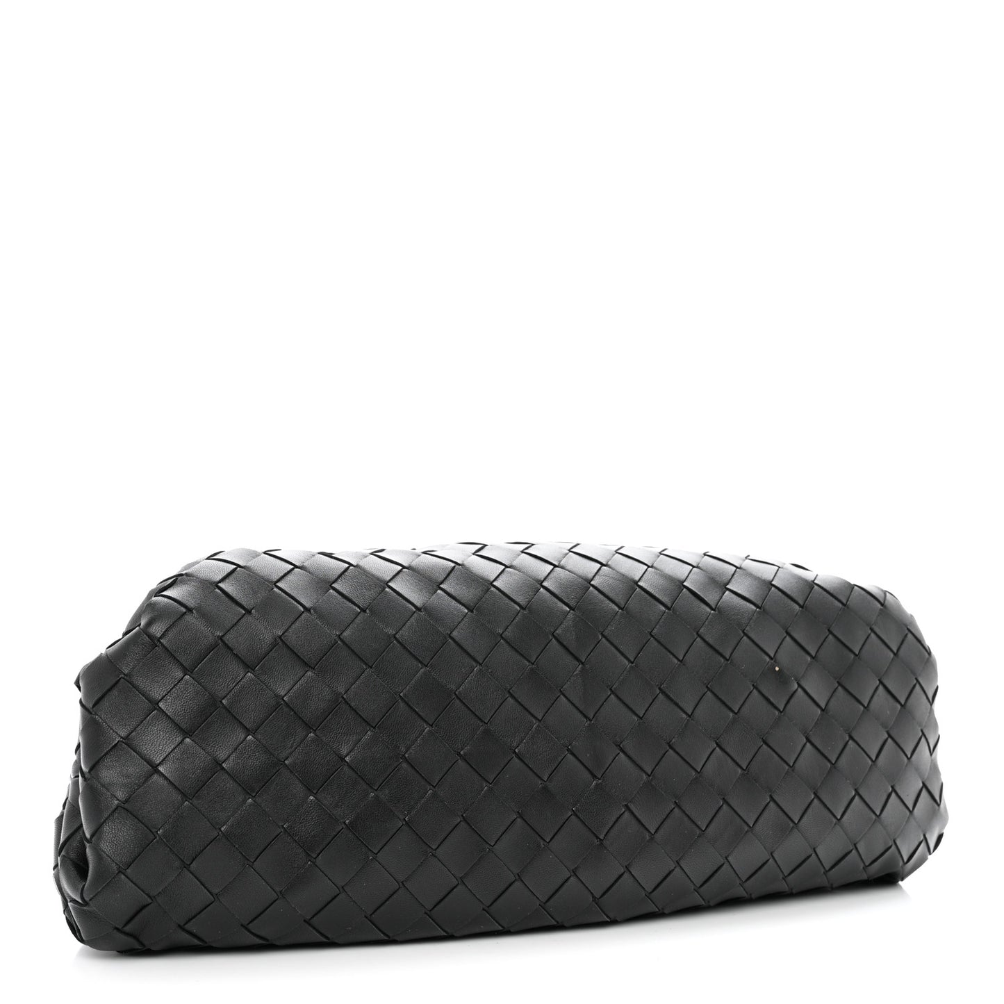 Nappa Maxi Intreccio The Pouch Oversized Clutch Black