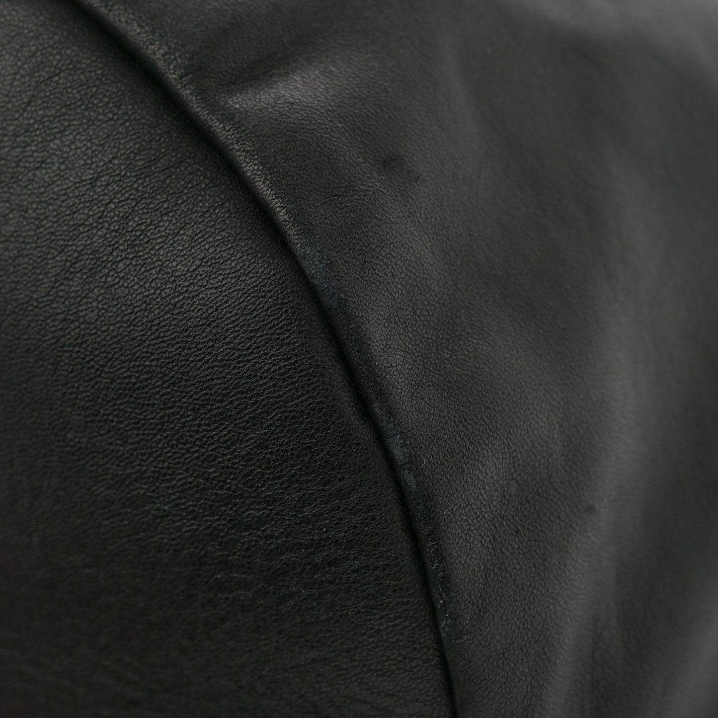 Smooth Calfskin Aria Bucket Bag Black