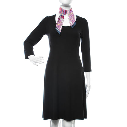 Hermes Silk La Promenade Du Matin Twilly Prune Rose Mauve 2 of 5
