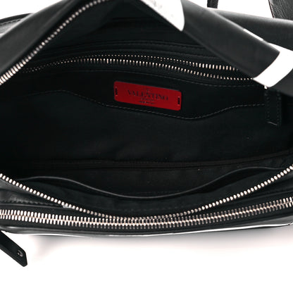 Valentino Garavani Calfskin Go Logo Belt Bag Black White 5 of 10