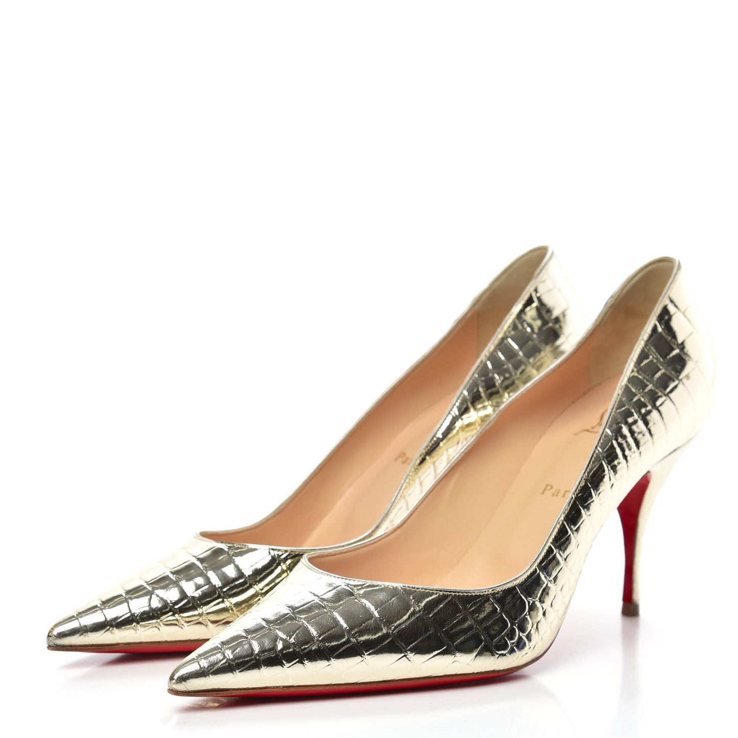 Metallo Cocco Clare 80 Pumps 39.5 Platine